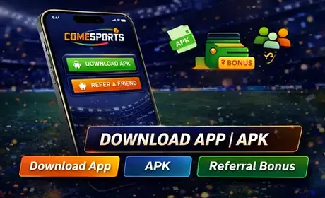 Download the app, unlock code COMEWEVIP, and enter ₹1 contests faster