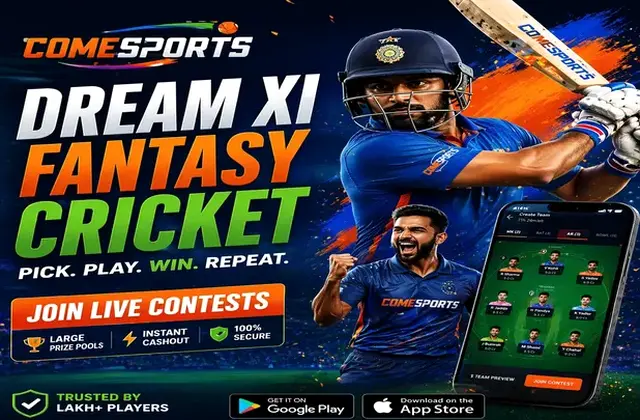 Comewen (come to wen) fantasy cricket & matchday visual 1